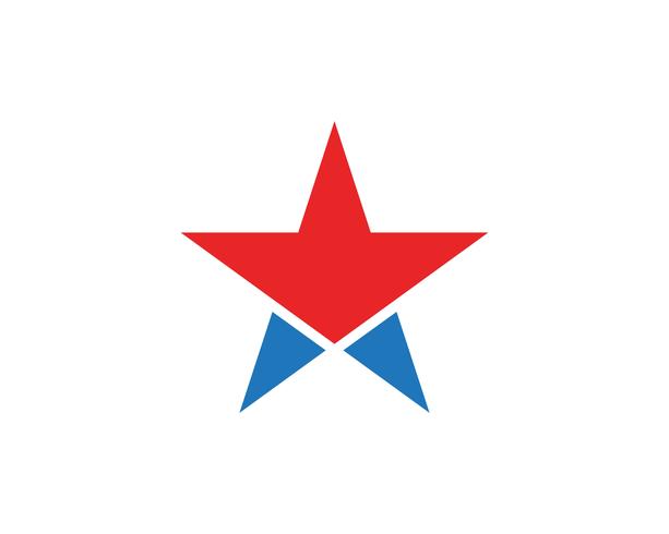 Projeto da ilustração do ícone do vetor do molde do logotipo da estrela