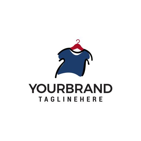 vetor de modelo de conceito de design de logotipo de roupas