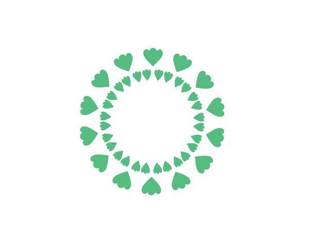 logotipo de natureza verde folha e modelo de símbolo .. vetor