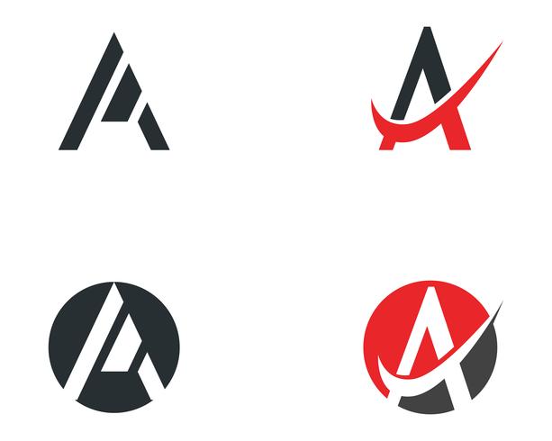 Um ícone de vetor de modelo de negócios carta de logotipo