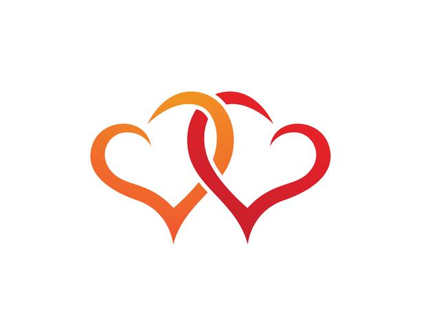 Love Logo and symbols Modelos de vetor ícones