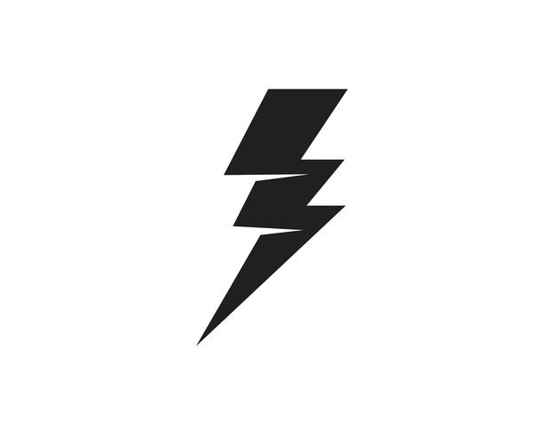 Flash thunderbolt modelo vector icon ilustração vector