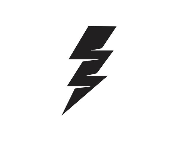 Flash thunderbolt modelo vector icon ilustração vector