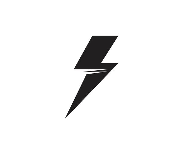 Flash thunderbolt modelo vector icon ilustração vector