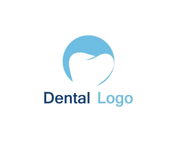 Logotipo e símbolo de atendimento odontológico vetor