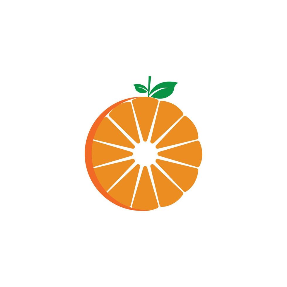 design de logotipo laranja vector ícone ilustração design