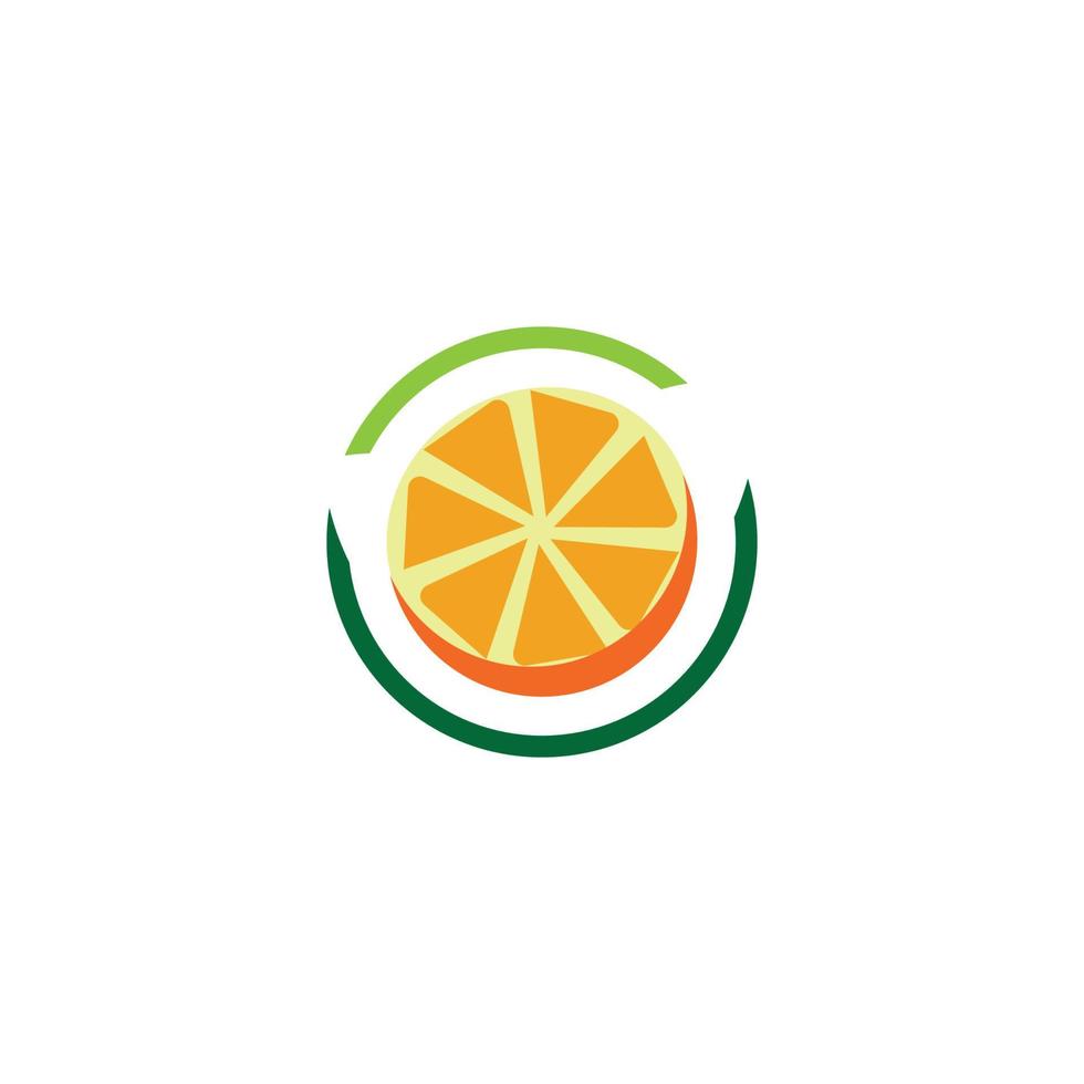 design de logotipo laranja vector ícone ilustração design