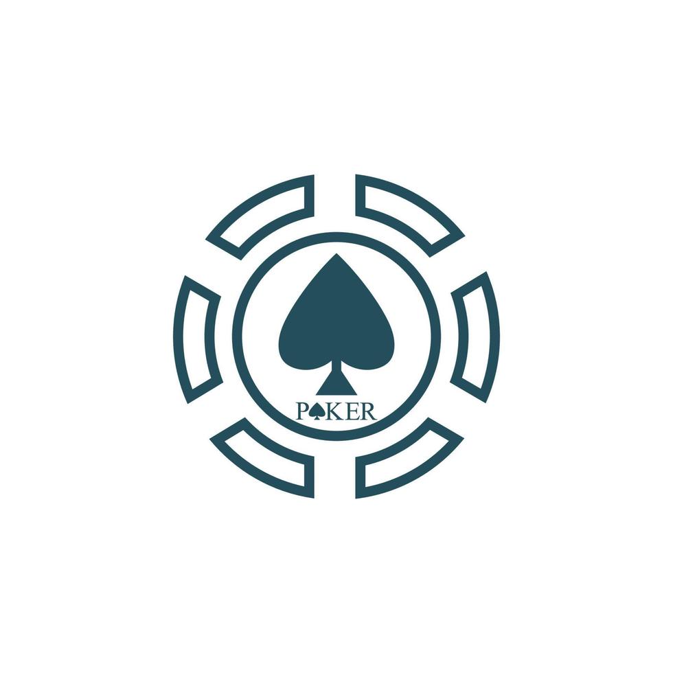 ícone de ficha de cassino ícone de vetor de ficha de pôquer fichas de cassino para pôquer ou roleta. ilustração vetorial isolada no fundo branco