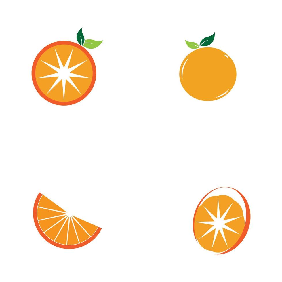 design de logotipo laranja vector ícone ilustração design