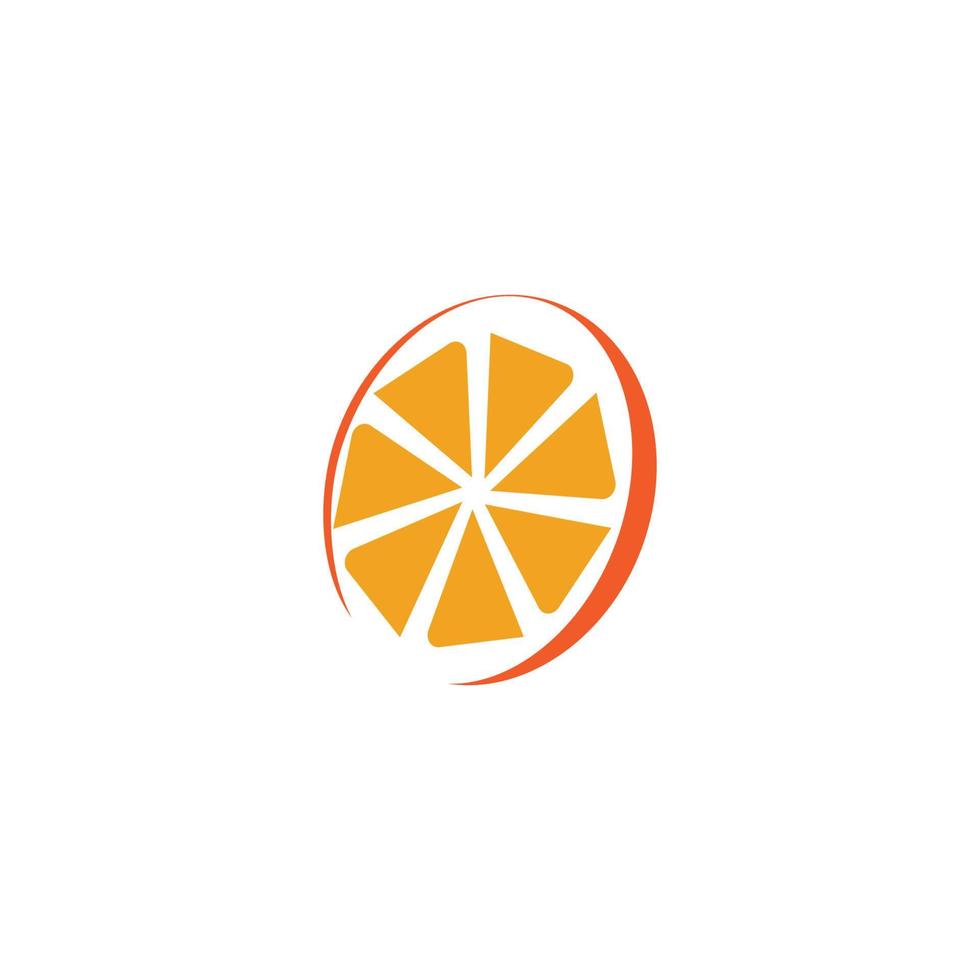 design de logotipo laranja vector ícone ilustração design