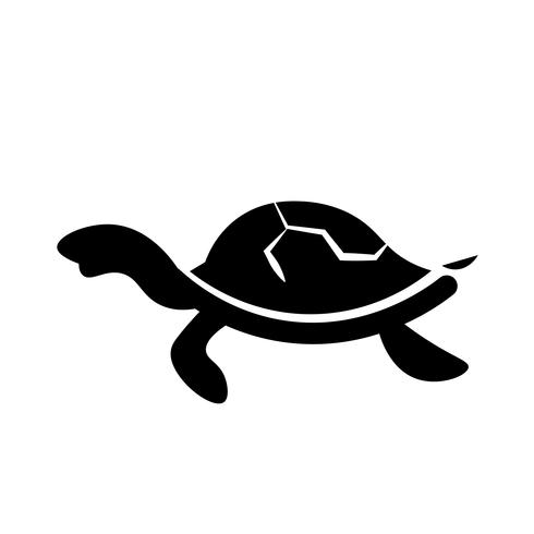 Vetor de ícone de tartaruga
