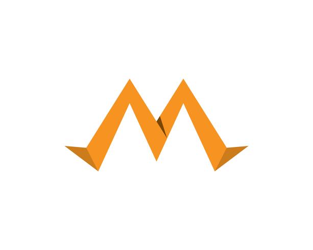 M Logo Business Template Vector ícone