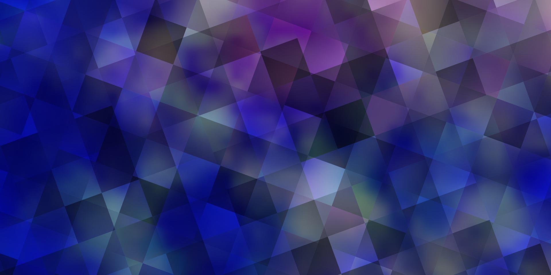 textura vector rosa claro, azul com estilo poli com cubos.