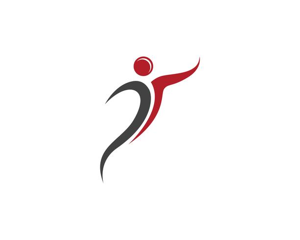 Logotipo de pessoas de saúde e ícones de modelo de símbolos vetor