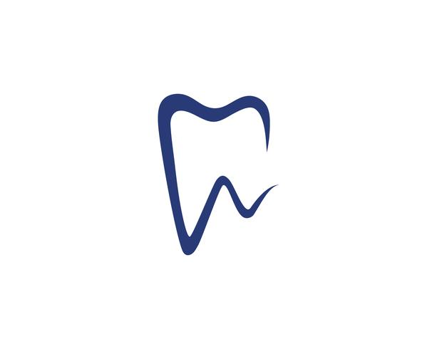 Logo dental modelo ilustração vetorial vetor