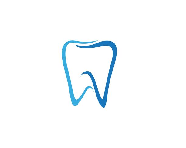 Logo dental modelo ilustração vetorial vetor