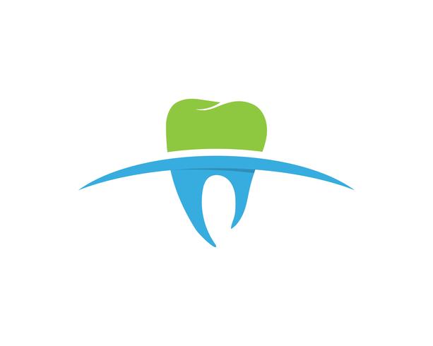 Logo dental modelo ilustração vetorial vetor