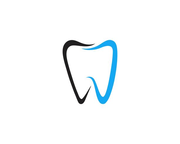 Logo dental modelo ilustração vetorial vetor