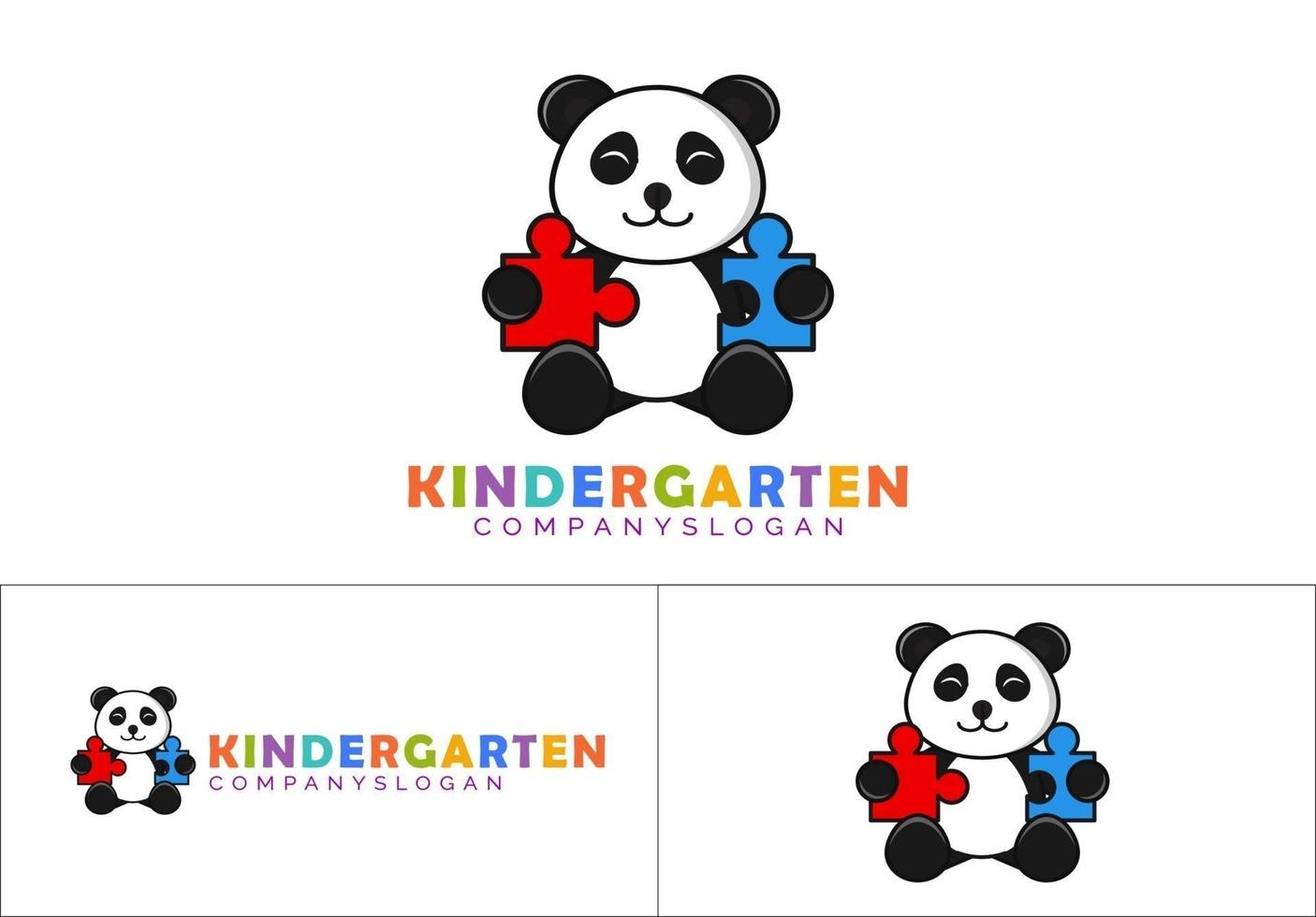conceito de logotipo de jardim de infância vetor