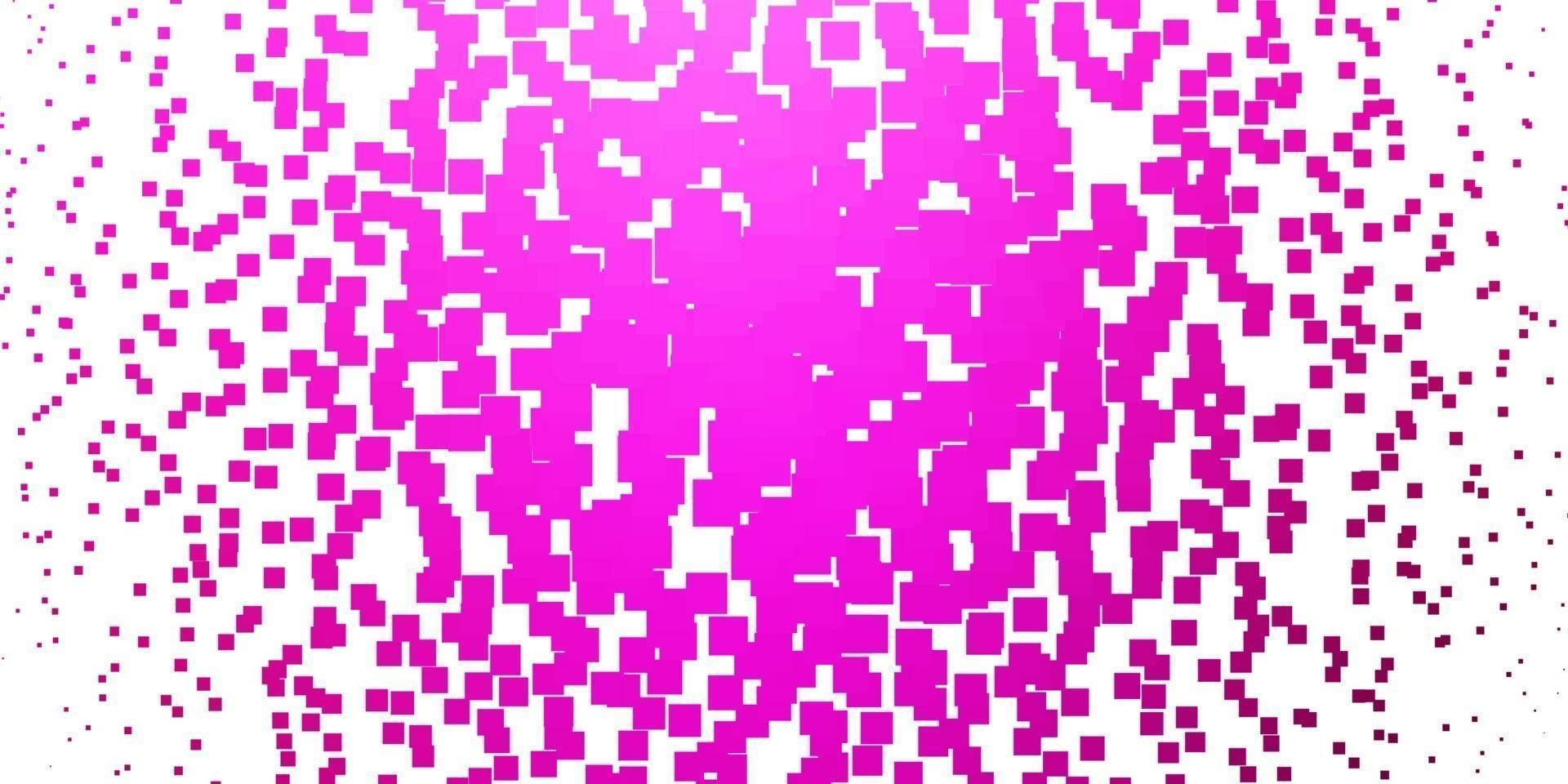 layout de vetor rosa claro com linhas, retângulos.