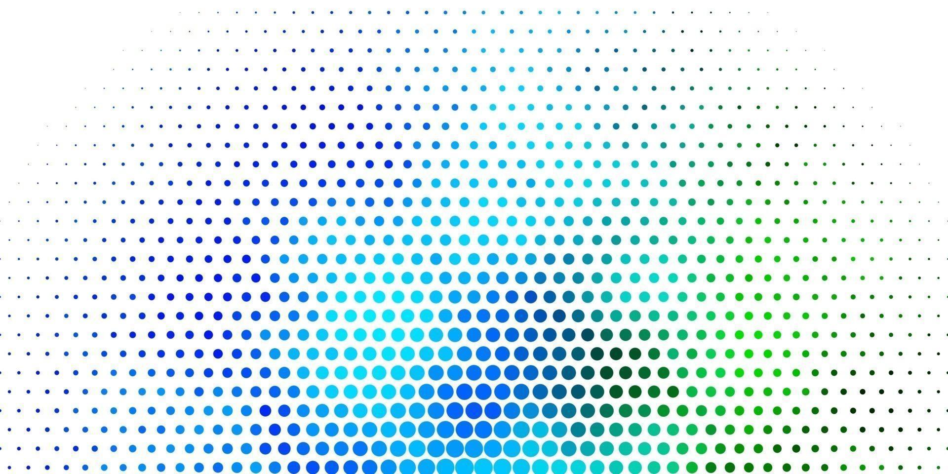 pano de fundo vector azul e verde claro com pontos.