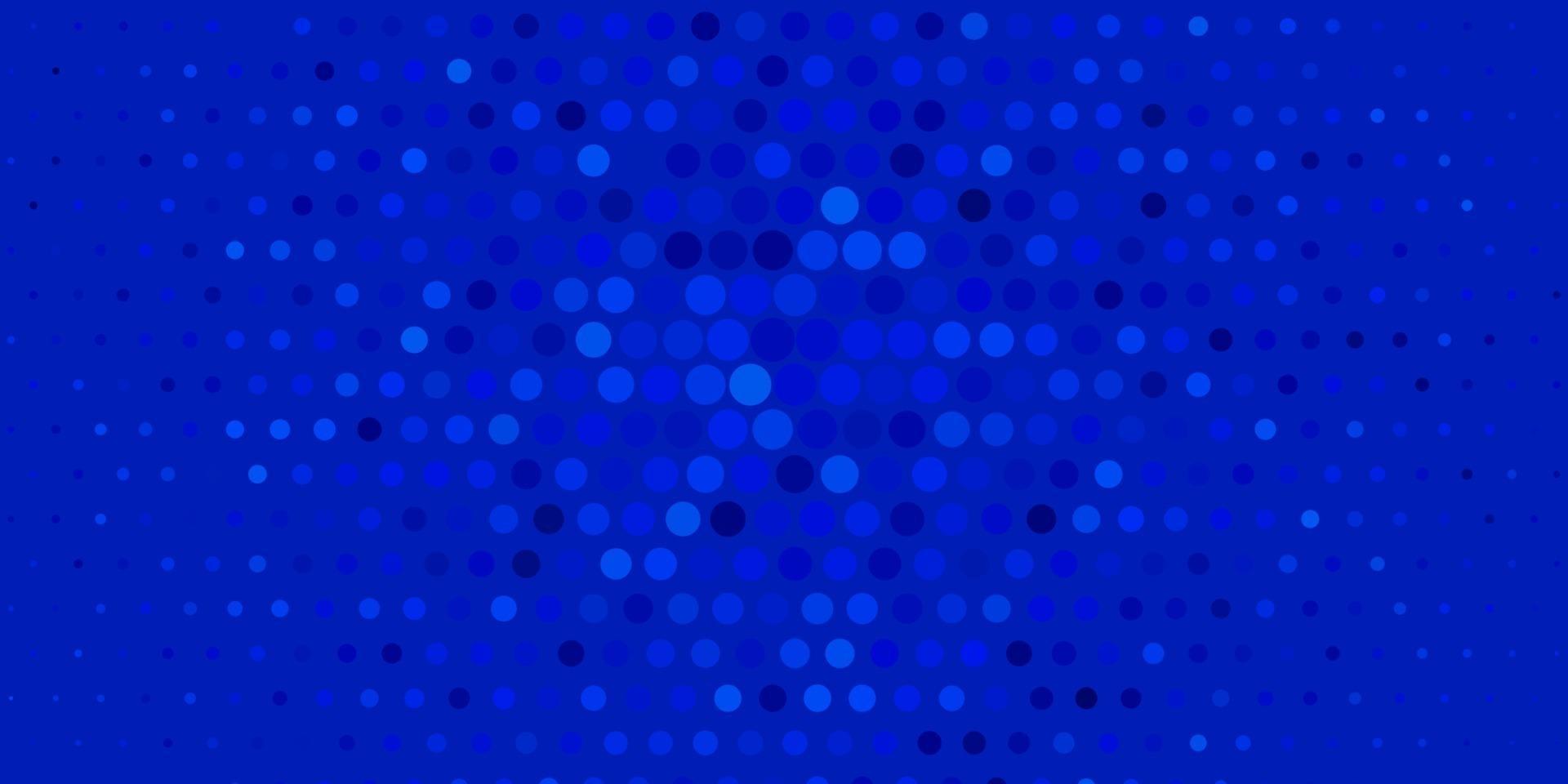 pano de fundo vector azul escuro com pontos.