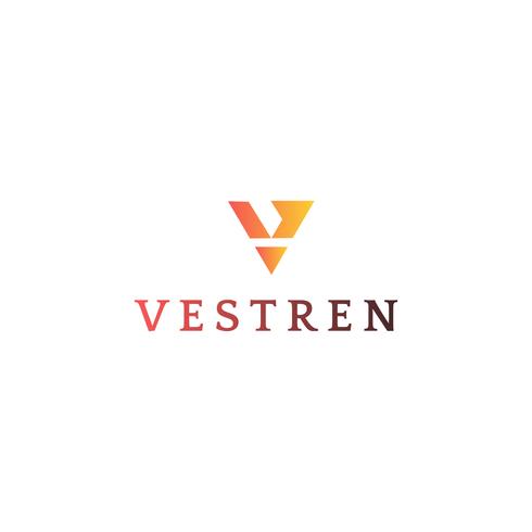 Logotipo da letra V vetor