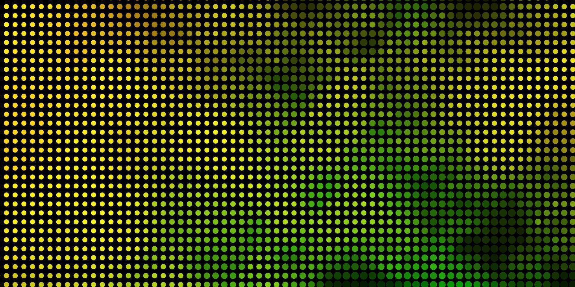 luz verde, amarelo padrão de vetor com esferas.