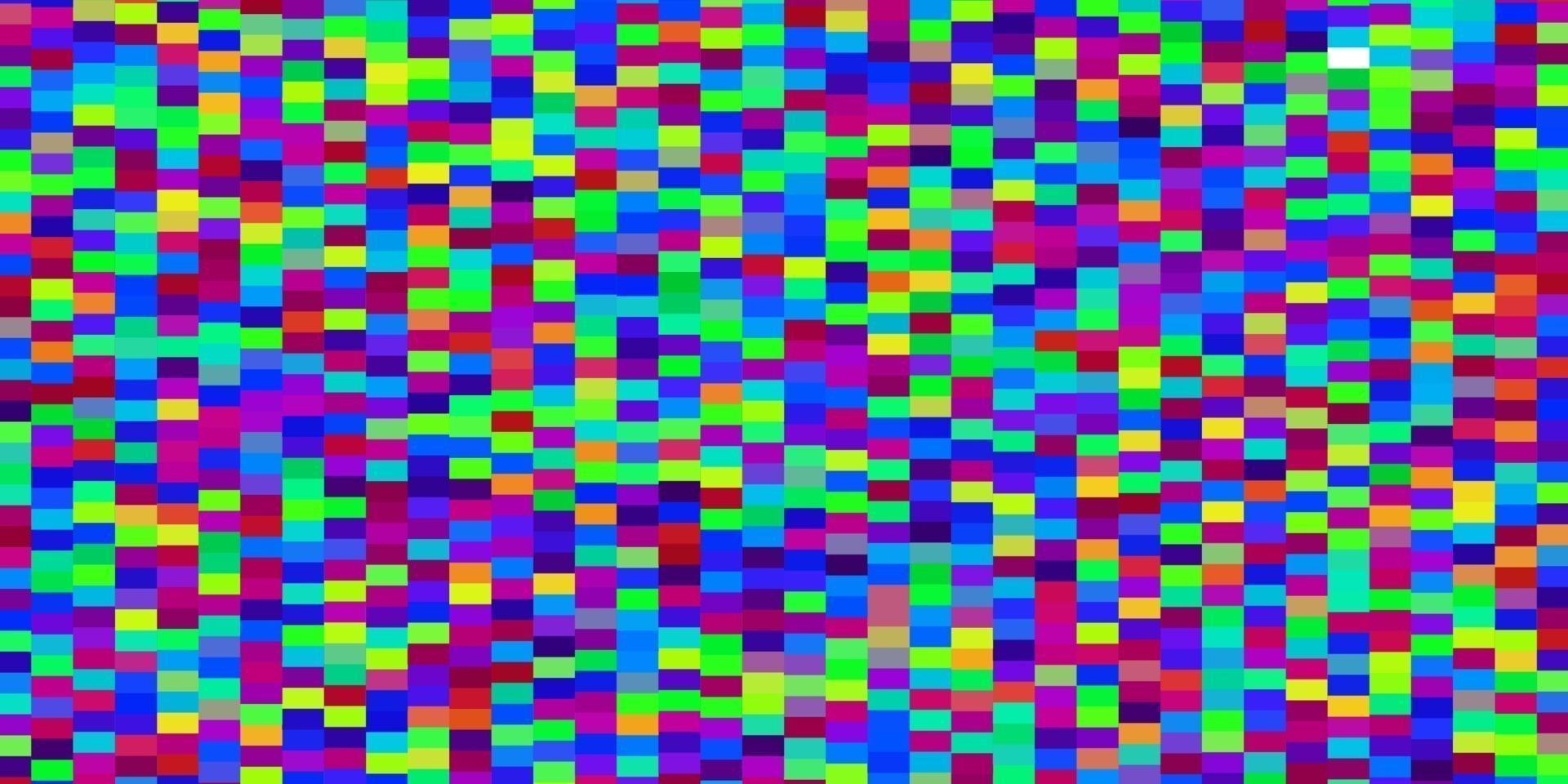 padrão de vetor multicolorido escuro em estilo quadrado.