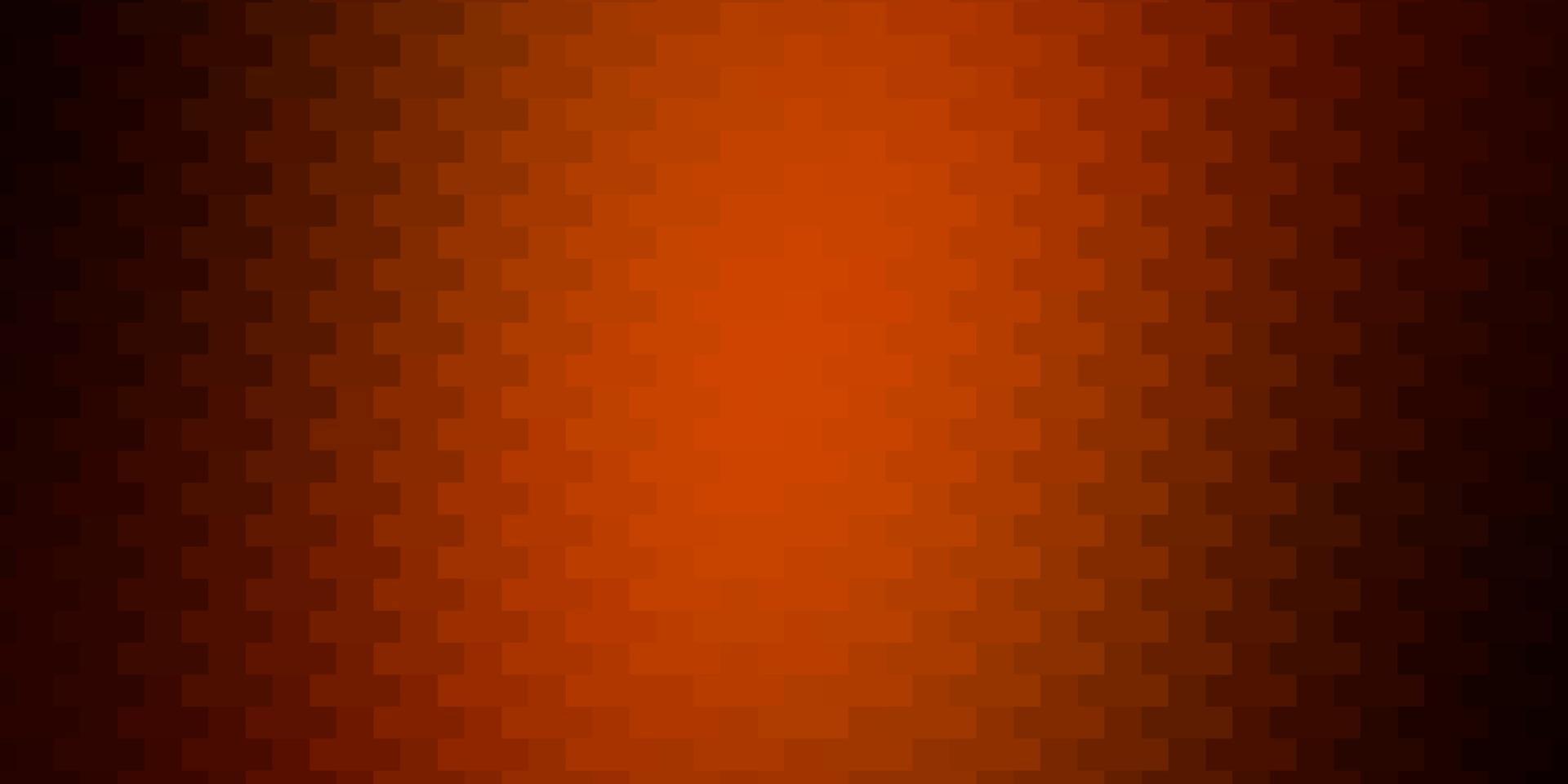 pano de fundo laranja escuro do vetor com retângulos.