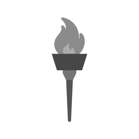Ícone de fogo olímpico de vetor