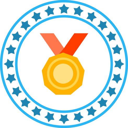 Ícone de medalha de vetor