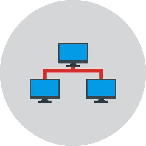 Ícone de servidor de Internet de vetor