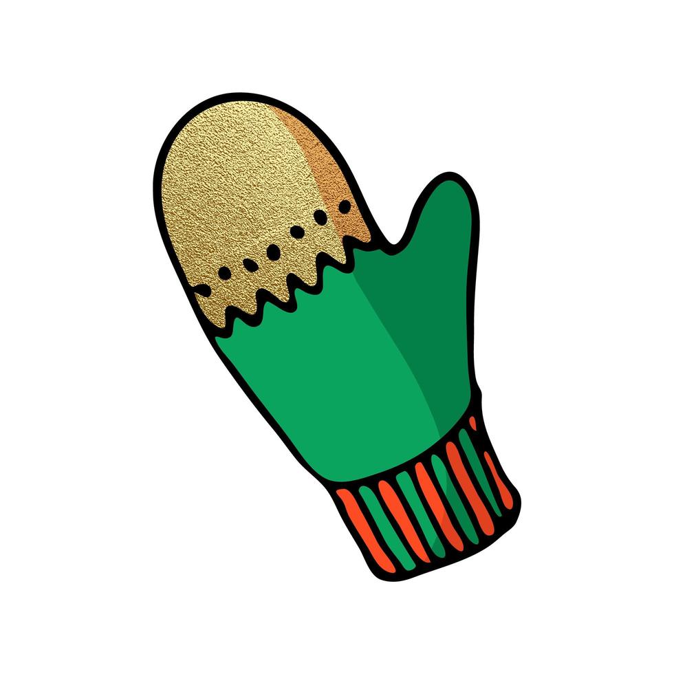 clipart de natal, ícone desenhado à mão. ilustração vetorial vetor
