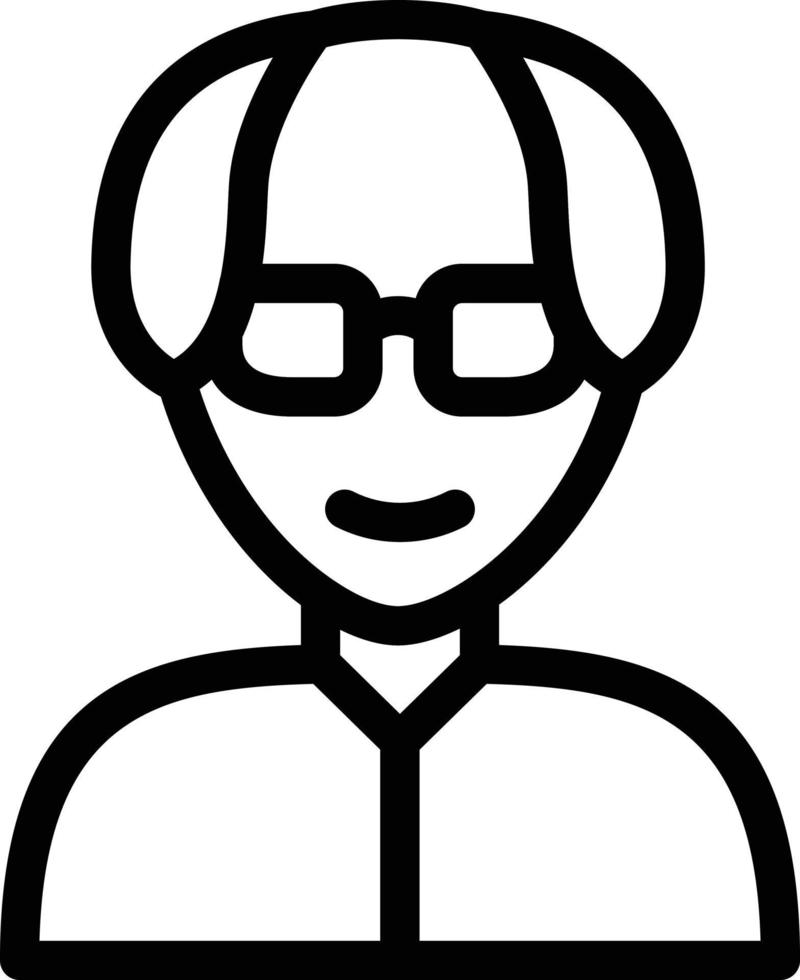 ilustração vetorial de pessoa em um fundo. símbolos de qualidade premium. ícones vetoriais para conceito ou design gráfico. vetor