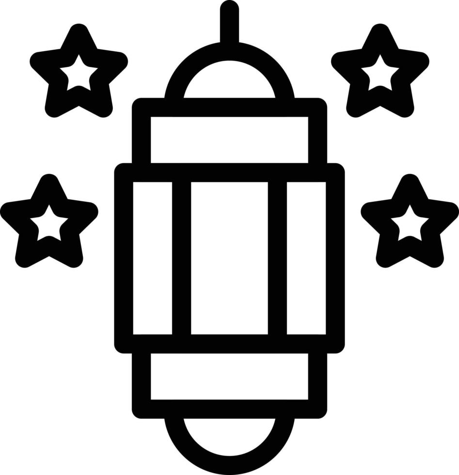 ilustração vetorial de lanterna em um fundo. símbolos de qualidade premium. ícones vetoriais para conceito ou design gráfico. vetor