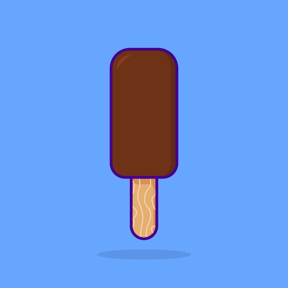 Jogo de desenhos animados de três popsicles legais. sorvete doce