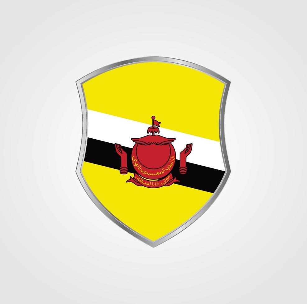 projeto de bandeira de Brunei vetor