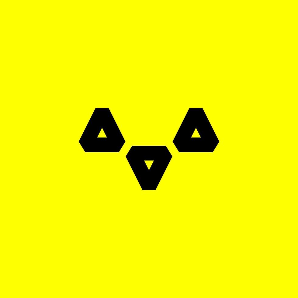 símbolo plano simples moderno abstrato vetor