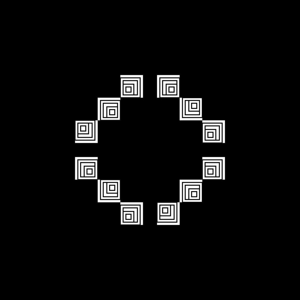 símbolo plano simples moderno abstrato vetor