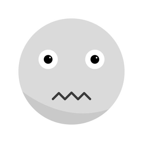 Vector silencioso ícone Emoji