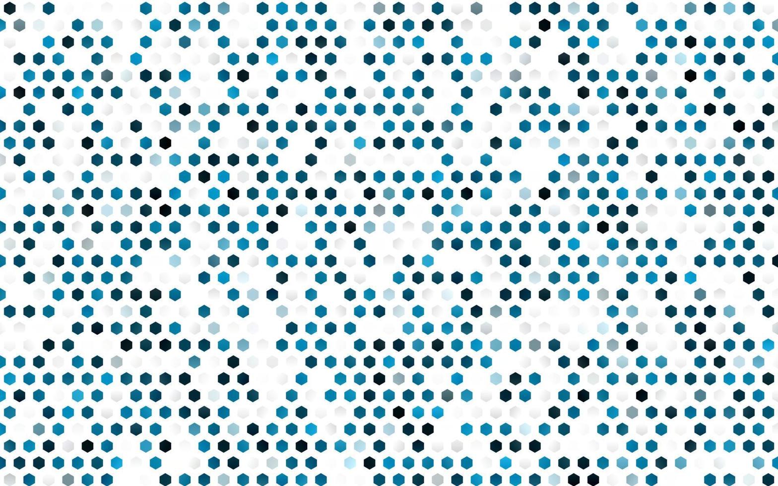 fundo vector azul claro com hexágonos.