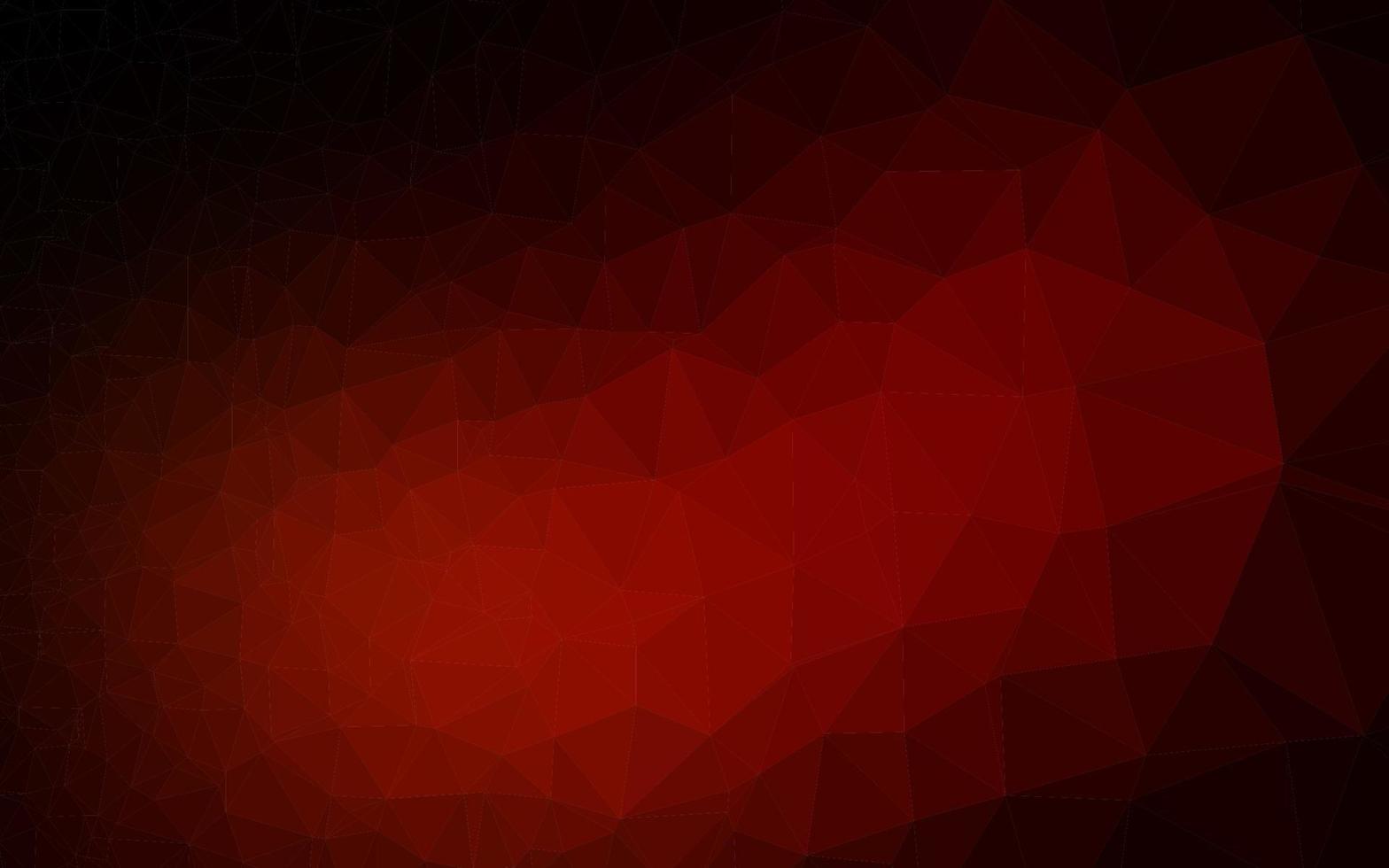vetor vermelho escuro brilhando modelo triangular.