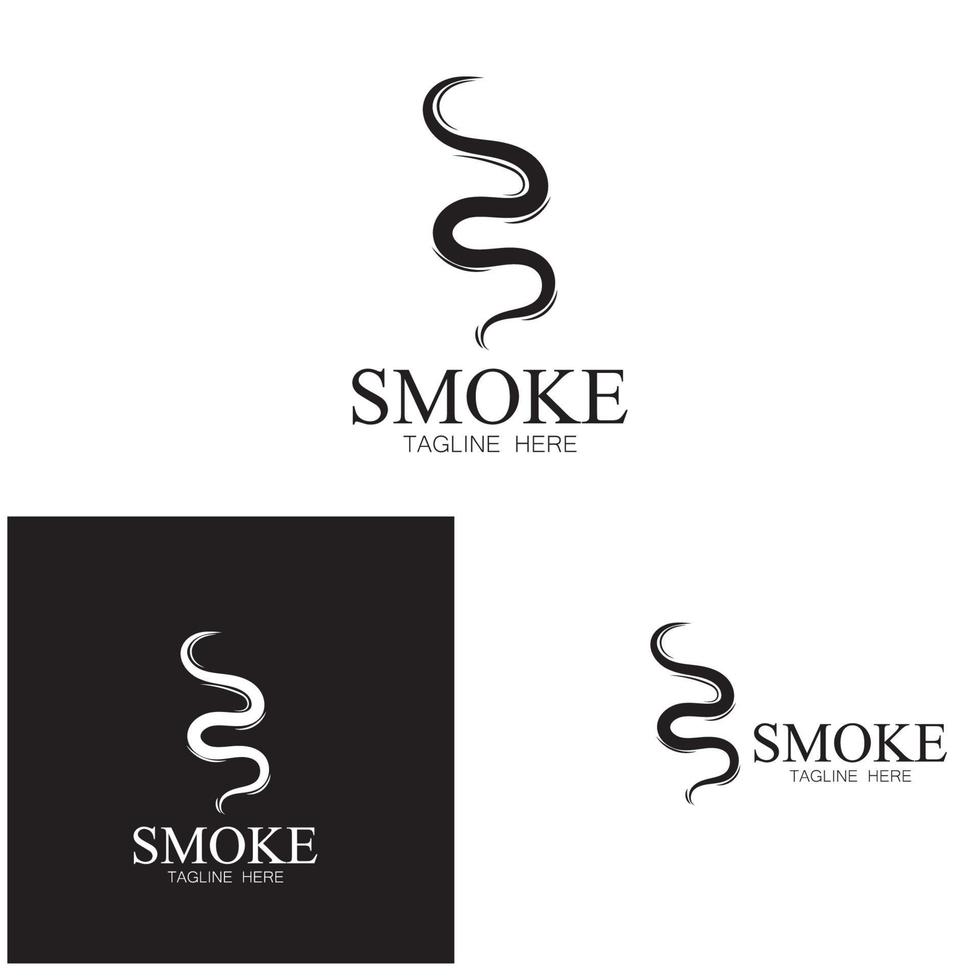 fumaça vapor ícone logotipo ilustração isolado no fundo branco aroma vaporizar ícones. cheira ícone de linha vetorial cheiro quente fedor ou cozinhar símbolos de vapor cheirando ou vapor vetor