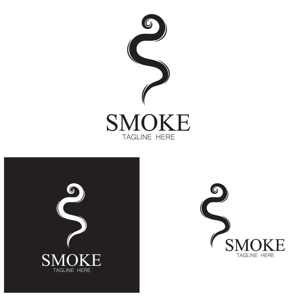 fumaça vapor ícone logotipo ilustração isolado no fundo branco aroma vaporizar ícones. cheira ícone de linha vetorial cheiro quente fedor ou cozinhar símbolos de vapor cheirando ou vapor vetor