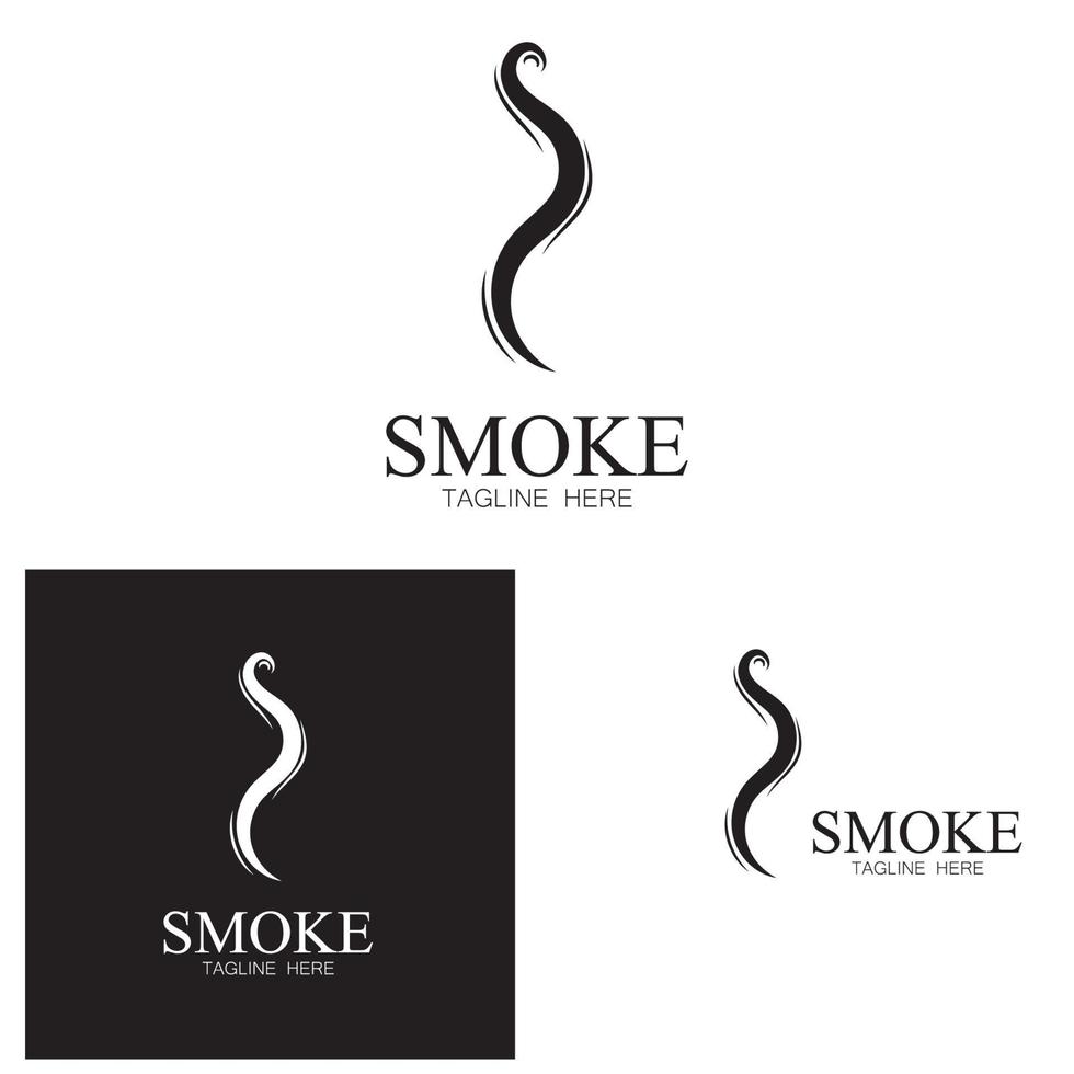 fumaça vapor ícone logotipo ilustração isolado no fundo branco aroma vaporizar ícones. cheira ícone de linha vetorial cheiro quente fedor ou cozinhar símbolos de vapor cheirando ou vapor vetor