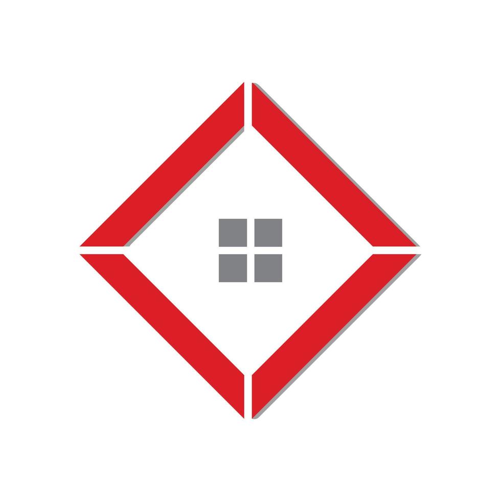 logotipo imobiliário moderno vetor