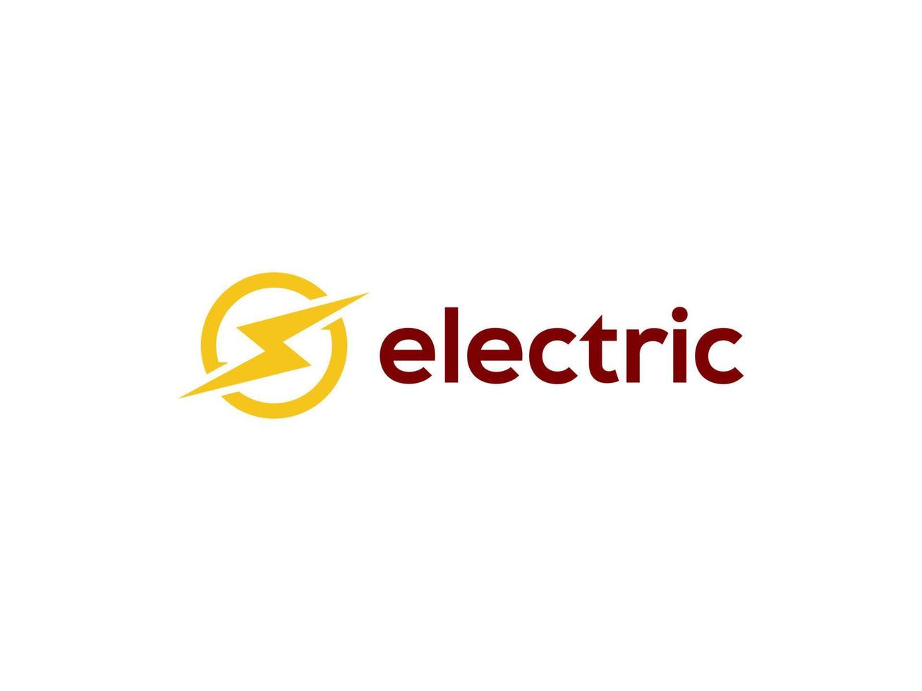 circular flash trovão energia elétrica simples mas limpo logotipo profissional no fundo branco. para empresa elétrica, construção e segurança. vetor
