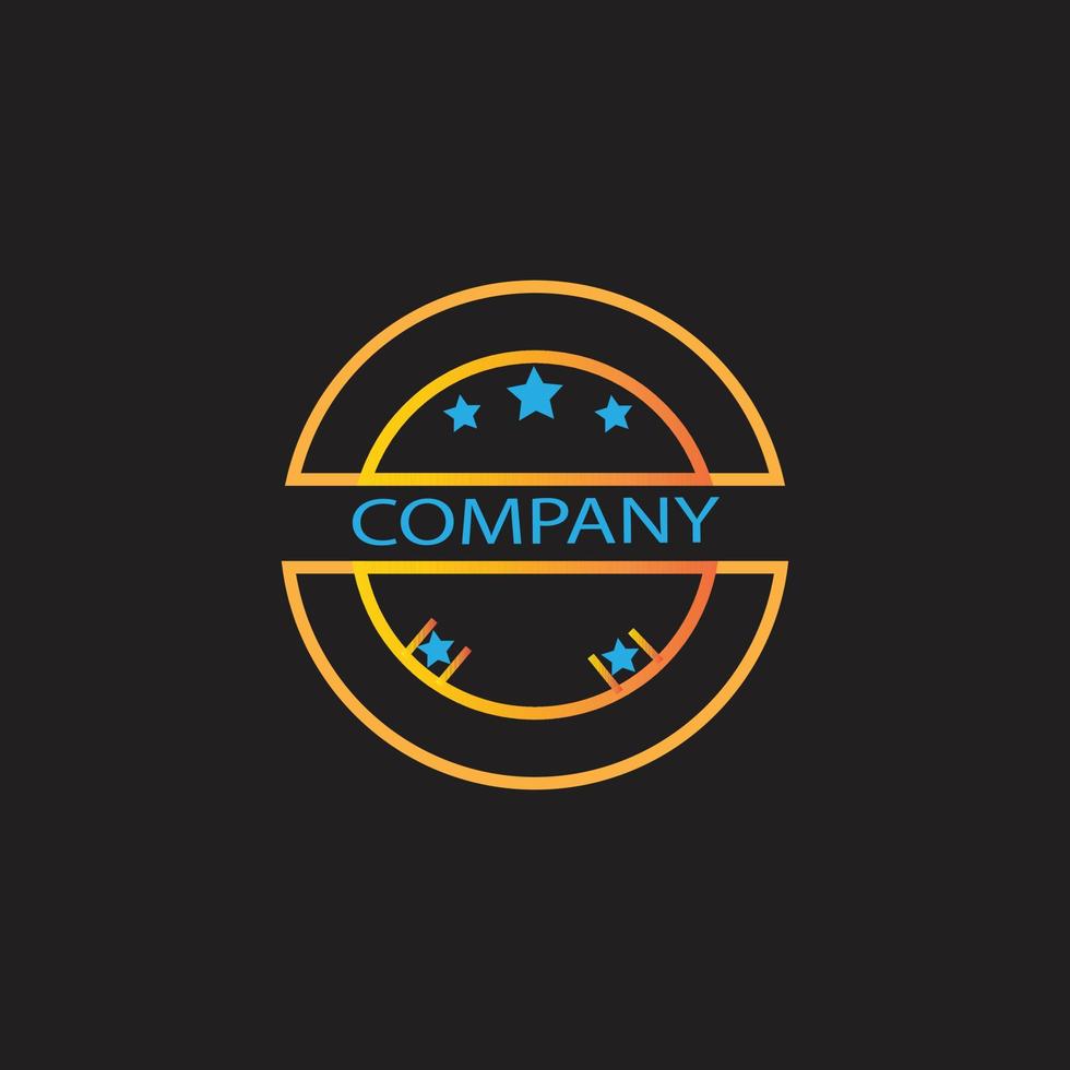 design do ícone do logotipo da empresa do círculo vetor