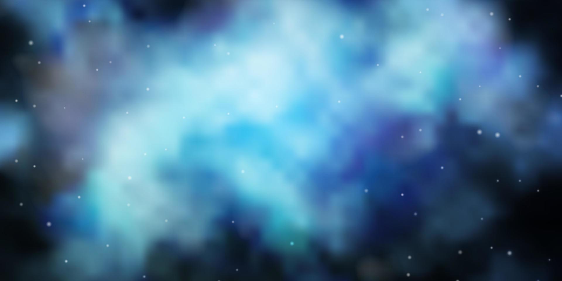 fundo vector azul escuro com estrelas coloridas.